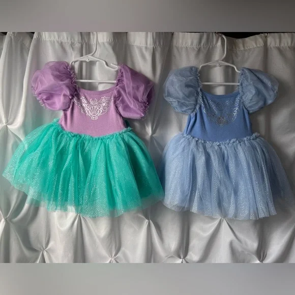NWT 2 Disney dresses. Ariel & Cinderella - Picture 1 of 8